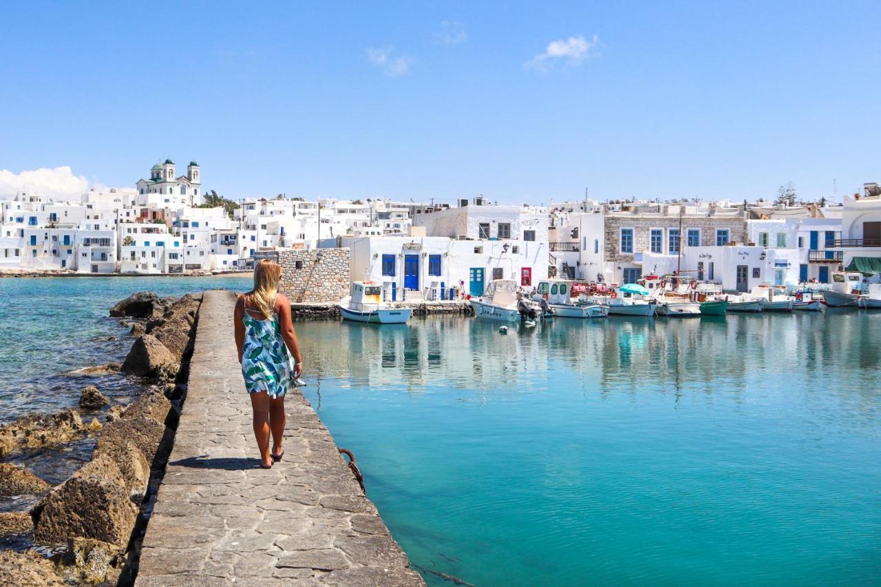 Amphitrite'S Haven - Cycladic House In Marpissa, Paros Villa Exterior foto